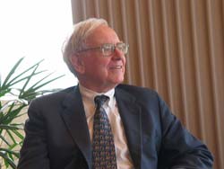 Warren E. Buffett, chairman and CEO